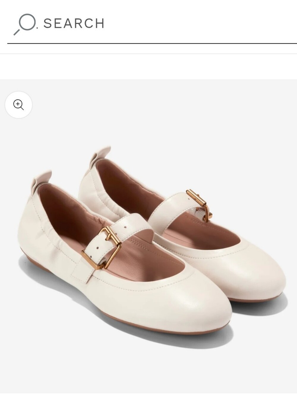 Cole Haan Leather Graclyn Mary Jane Flats Sz 8 New